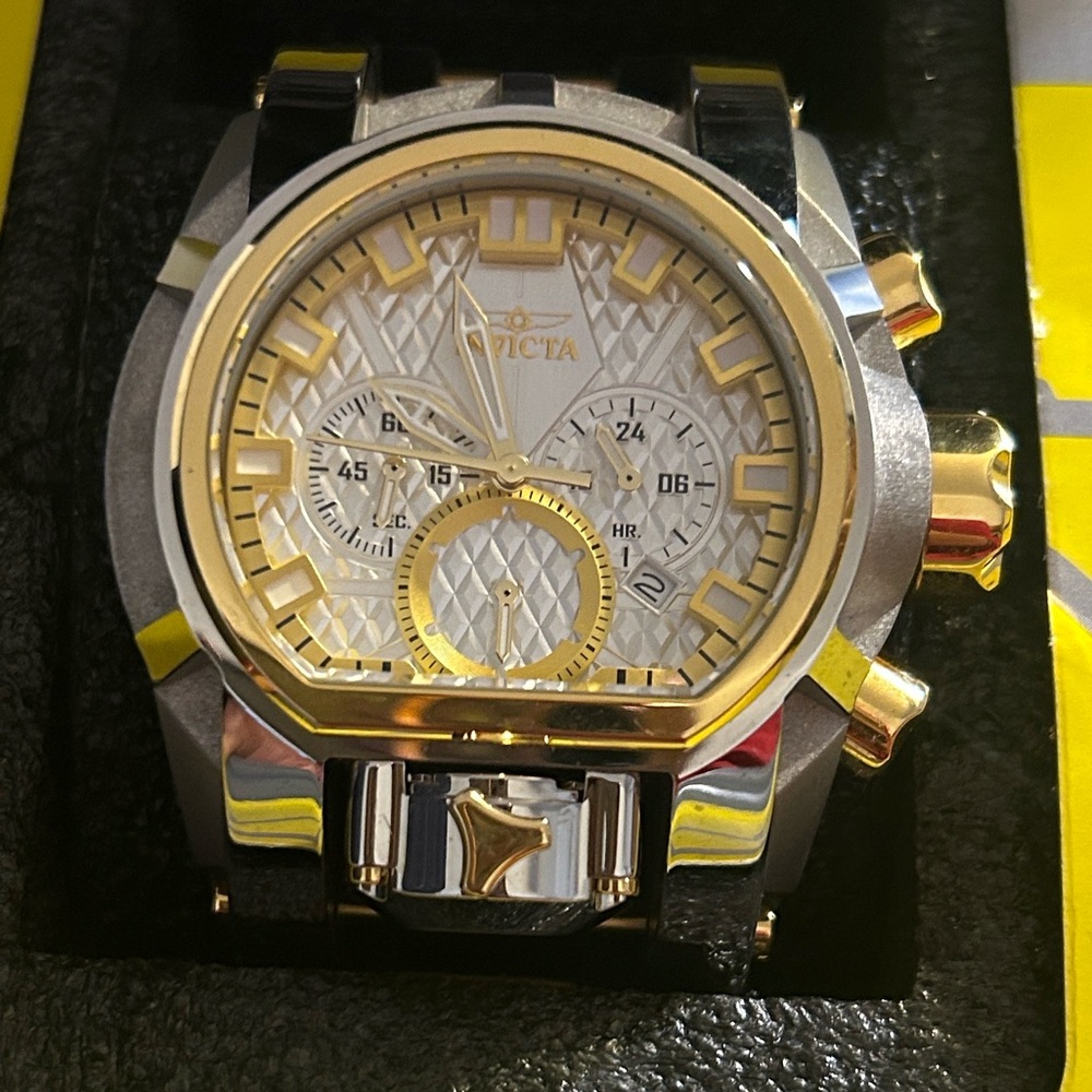 Invicta Gold and Silver Men's Watch